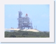 The shuttle, ready to depart - the launch date was delayed especially so that we could miss it